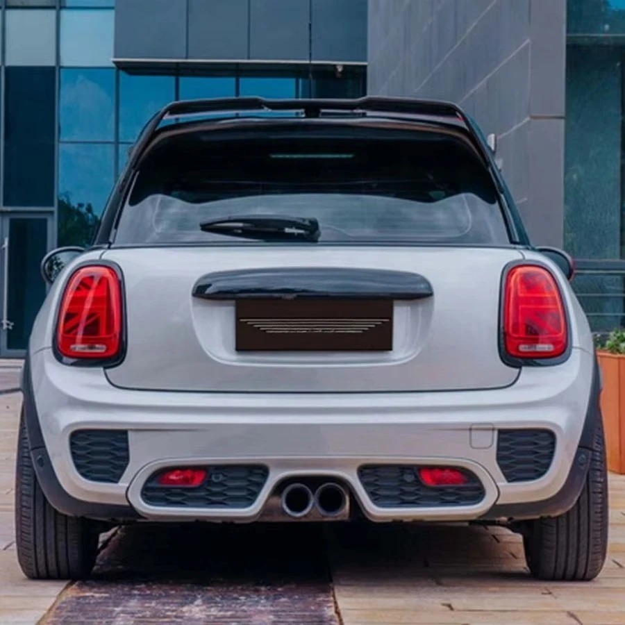 AG Style Carbon Fiber Rear Spoiler for MINI JCW F56 S 2014-2023 Tail Wing Body Kit with Double Deck Roof